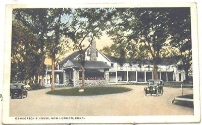 A2610   NEW LONDON, CT.    POSTCARD,  OSWEGATCHIE HOUSE