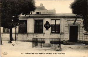 CPA Fontenay aux Roses Statue de la Fontaine (1314394)