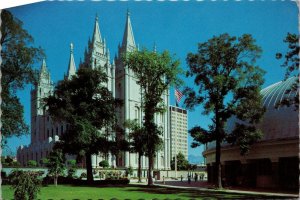 Temple Square Salt Lake City Utah Postcard PC145