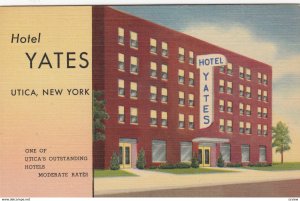 UTICA , New York , 1930-40s ; Hotel Yates