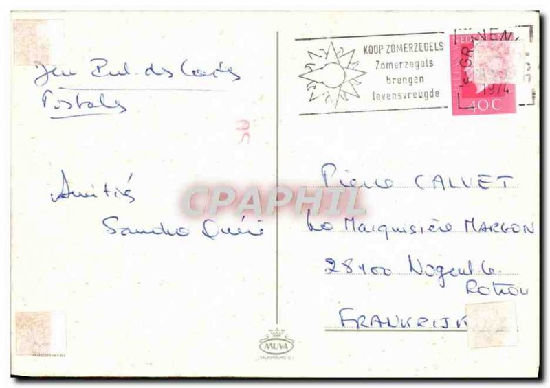 Old Postcard Netherlands Folklore Cheese Merchants