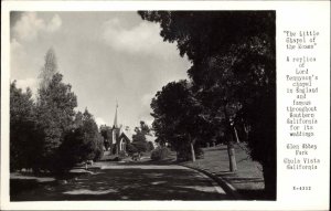 Chula Vista California CA Glen Abbey Park Chapel of the Roses Vintage RPPC PC