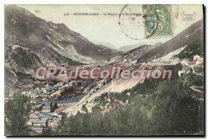 Old Postcard Modane Station and the Replat Replaton