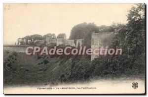 Old Postcard Calais Montreuil fortifications