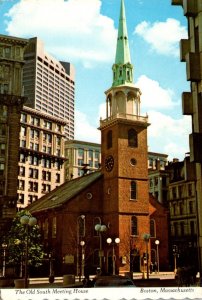 Massachusetts Boston The Old South Meeting House 1977