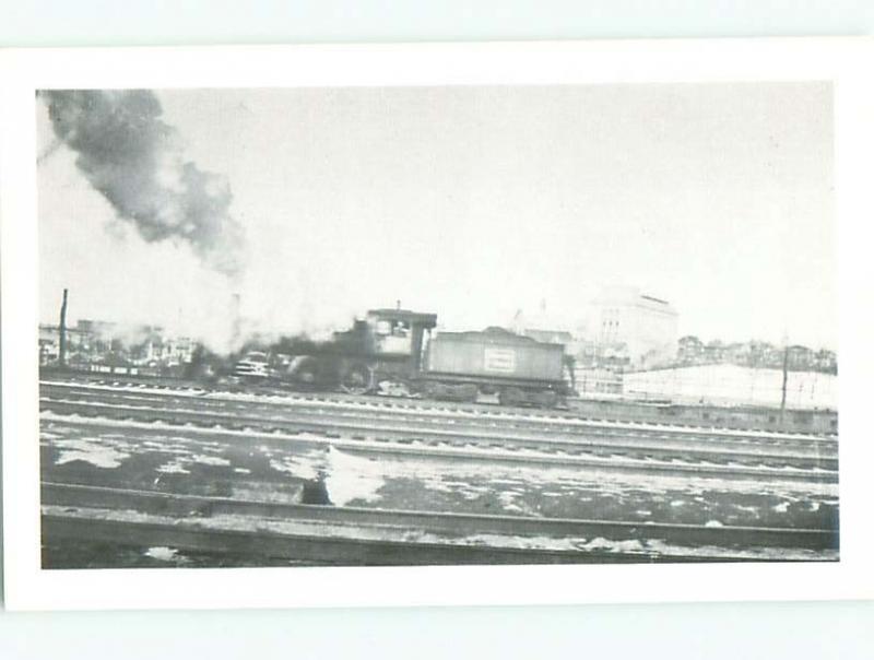 Pre-1980 This Is Not An Rppc BLACK-AND-WHITE OLD TRAIN AC7449