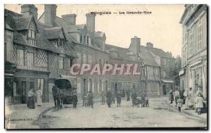 Old Postcard Touques La Grande Rue TOP