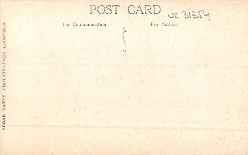 uk31354 lichfield cathedral real photo uk