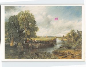 Postcard View on the Stour, England