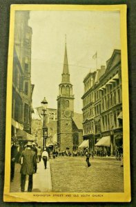 Antique Singer Sewing Co. Trade Card  'Washington Street - Boston Mass.' (B-1)