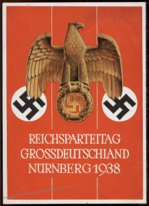 3rd Reich Reichsparteitag 1938 Party Rally First Day USED Hoffmann Propaga 93829