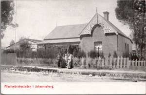 South Africa Missionärsbostaden I  Johannesburg Vintage Postcard 09.57