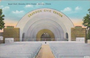 Illinois Sterling Band Shell Grandon Civic Center 1944 CUrteich