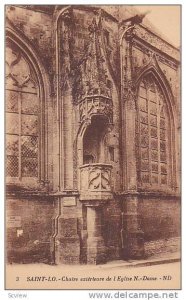 Chaire Exterieure De l'Eglise N.-Dame, Saint-Lo (Manche), France, 1900-1910s