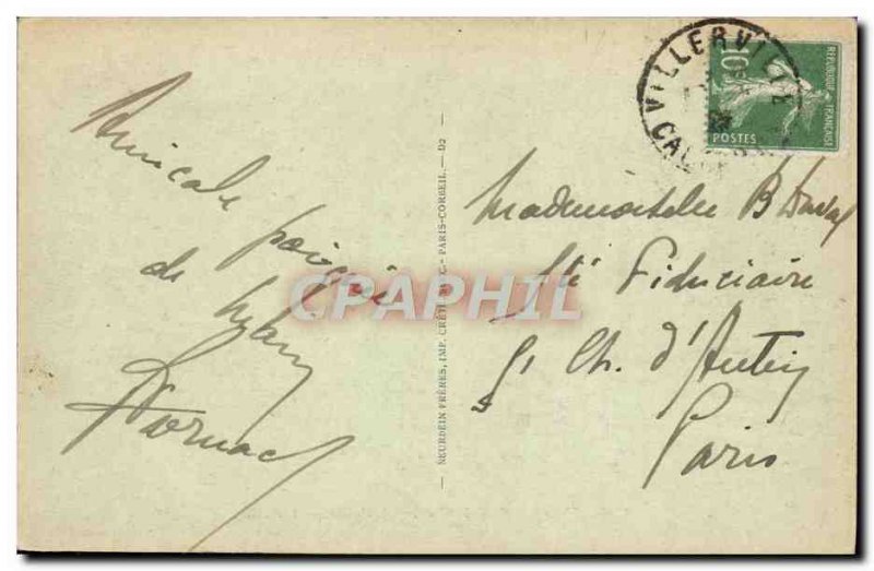 Old Postcard Cricqueboeuf L & # 39Eglise