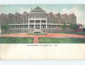 Damaged-Back Divided-Back HOTEL SCENE Mount Pocono Pennsylvania PA B4894