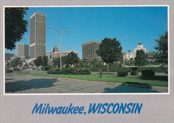 Wisconsin Milwaukee Tree Lined Boulevard On The East Side