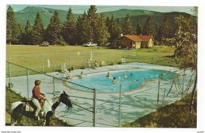 SEEBE, Alberta, Canada, 1950-60s ; Rafter Six Guest Ranch, Swimming Pool