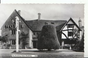 Worcestershire Postcard - The Broadway Hotel - Broadway - Real Photo  Ref 16588A