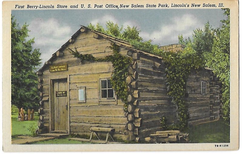 The First Berry-Lincoln Store and Post Office New Salem State Park Illinois