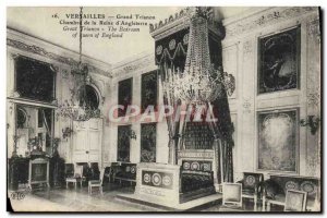 Postcard Old Versailles Grand Trianon Room De La Reine D & # 39Angleterre