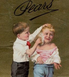 1898 F.J. Steinmetz Druggist Pears Soap Comical Boys Carson City NV 3G