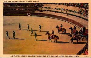 Corrida Bull Fight The Opening Parade Tijuana Mexico