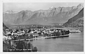 ZELL am SEE SALZBURG AUSTRIA~PANORAMA-1940 PHOTO POSTCARD