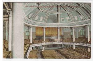 Interior First Presbyterian Church Seattle Washington 1909 postcard