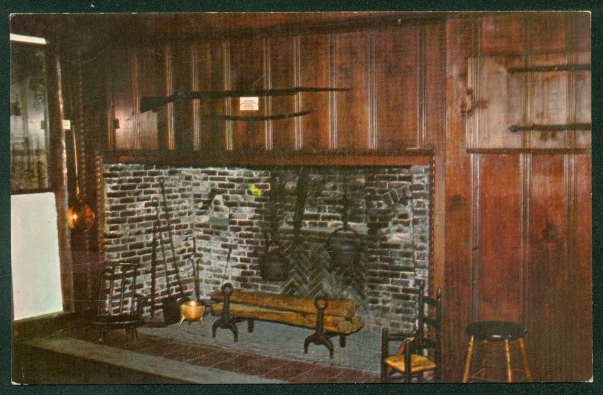 Fireplace Living Room Paul Revere House North Square Boston