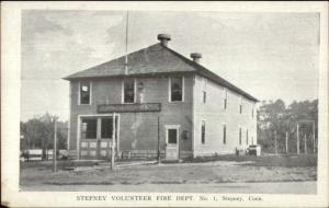 Stepney CT Volunteer Fire Dept c1910 Postcard