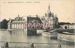 Old Postcard Chateau de Chantilly Cote Sud