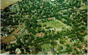 WALLA WALLA, WA  Washington  WHITMAN COLLEGE  Air View   c1950s   Postcard