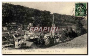 Old Postcard Plombieres Panoramic to Chonot