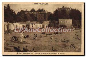 Postcard From Old St. Briac The Beach And Salinette Chateau Du Nessey