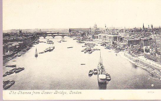 UK   The Thames from Tower Bridge