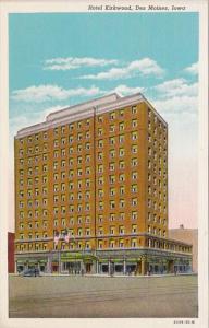 Iowa Des Moines Hotel Kirkwood Curteich