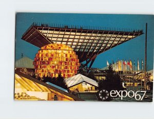 Postcard Canada's Pavilion, Expo 67, Montreal, Canada