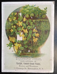 Vintage Trade Card - 1900 Engelbreck & Thomspn, Piano Makers, Binghamton, NY