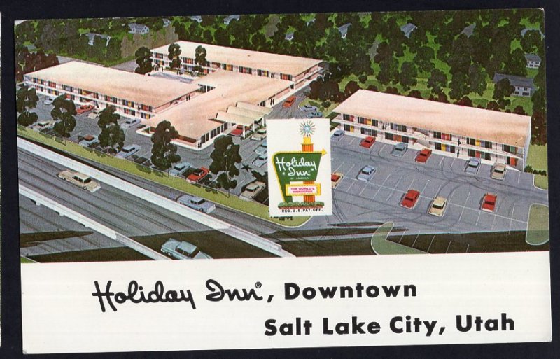 Utah SALT LAKE CITY Holiday Inn (Downtown) 230 West Sixth South - pm1970  Chrome