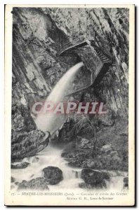 Postcard Old Baume les Messieurs Jura Cascade entry Caves