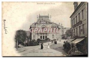 Old Postcard Bank Caisse d & # 39Epargne Fecamp