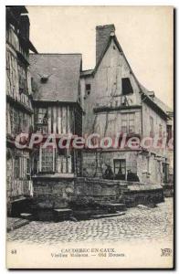 Old Postcard Caudebec en Caux Old Houses