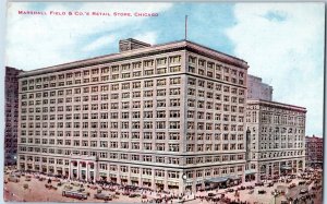 Marshall Field & Co Retail Store Chicago Illinois Postcard Posted 1911