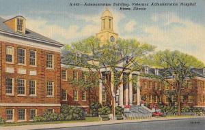 Hines Illinois Admin Hospital Street View Antique Postcard K50824