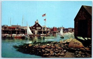 Postcard - Rockport Yacht Club - Rockport, Massachusetts