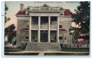 1918 St. Margaret's Hall, Indiana University Bloomington IN Posted Postcard