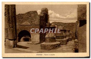 Old Postcard Pompei Forni e Mulini