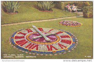 England Weymouth The Floral Clock Greenhill Gardens
