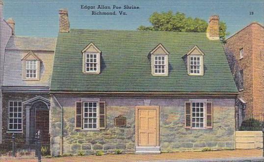 Edgar Allan Poe Shrine Richmond Virginia